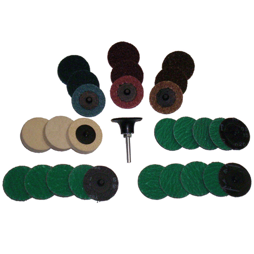 back pad quick change discs